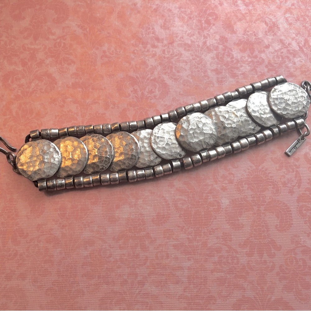 Hammered Metal Bracelet